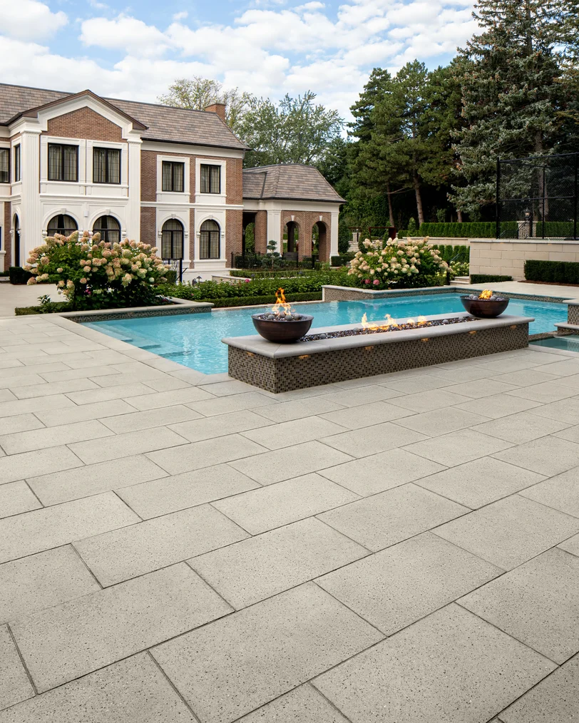 Precision hardscape installation by Bollman Landscape